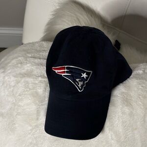 Team Apparel Navy Blue Hat with Red and White Logo
